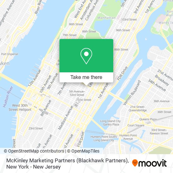 Mapa de McKinley Marketing Partners (Blackhawk Partners)