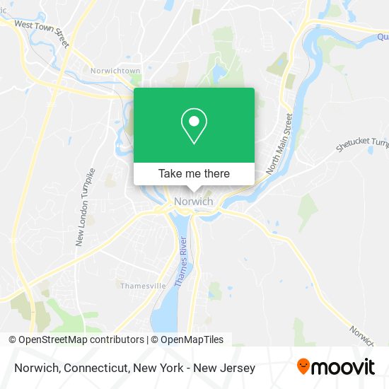 How to get to Norwich Connecticut by Bus or Train