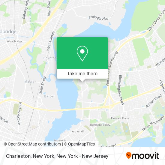 Charleston, New York map