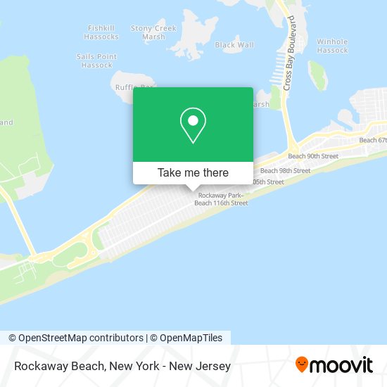 Rockaway Beach map