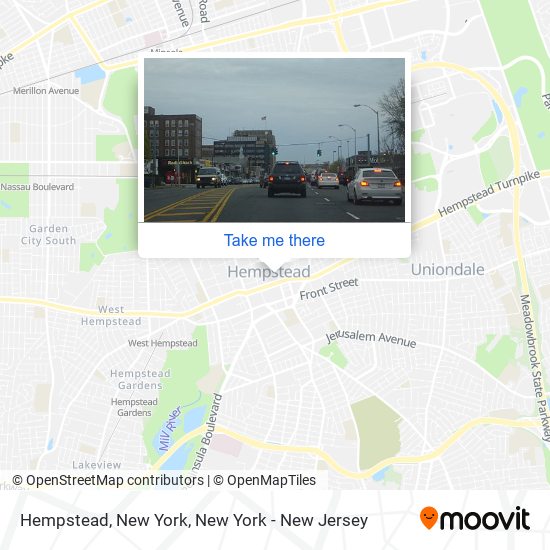 Hempstead, New York map