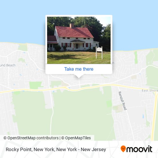 Mapa de Rocky Point, New York