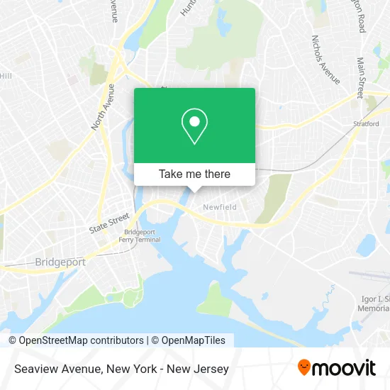 Seaview Avenue map