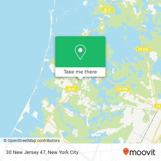 Mapa de 30 New Jersey 47