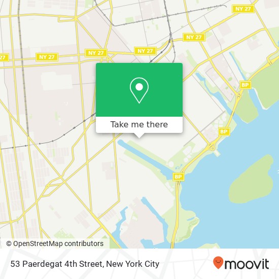 Mapa de 53 Paerdegat 4th Street