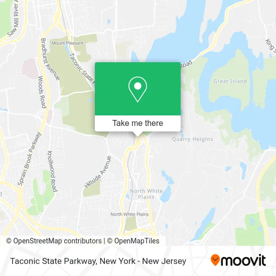 Taconic State Parkway map