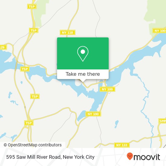 Mapa de 595 Saw Mill River Road