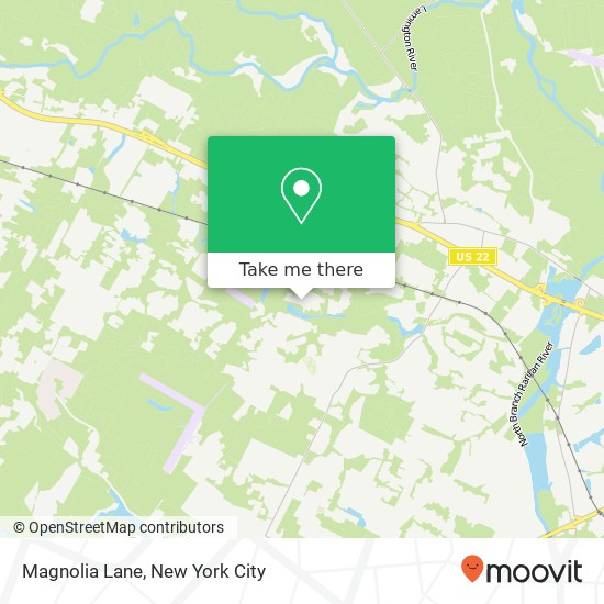 Magnolia Lane map