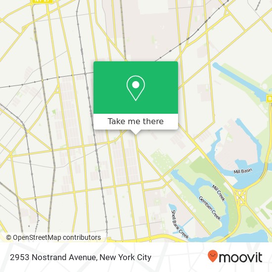 2953 Nostrand Avenue map