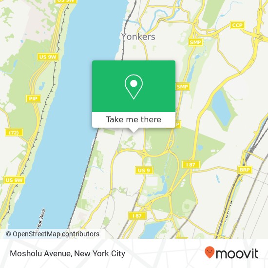 Mosholu Avenue map