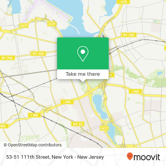 Mapa de 53-51 111th Street