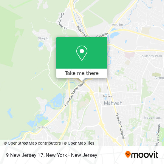 Mapa de 9 New Jersey 17