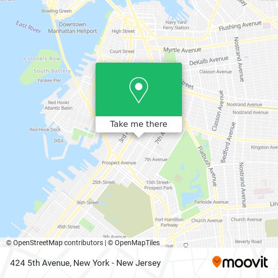 424 5th Avenue map