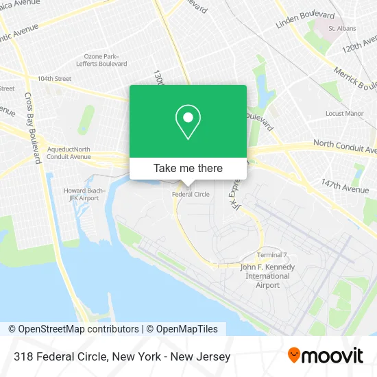 318 Federal Circle map