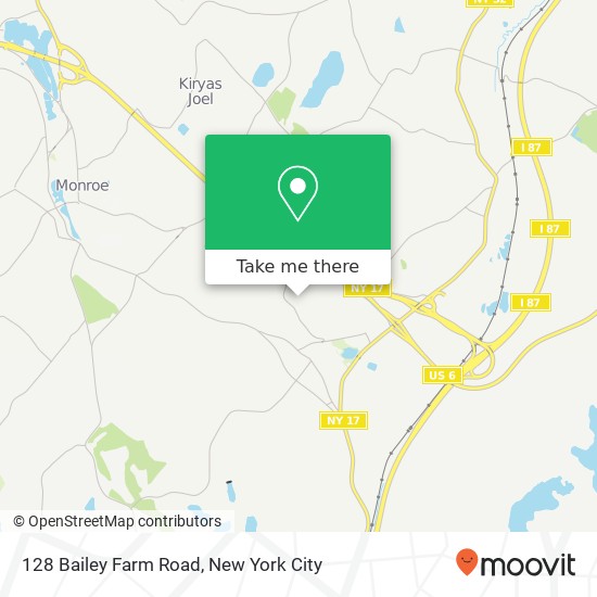 128 Bailey Farm Road map
