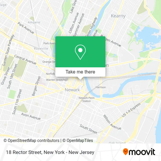 18 Rector Street map