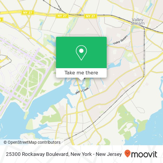 Mapa de 25300 Rockaway Boulevard