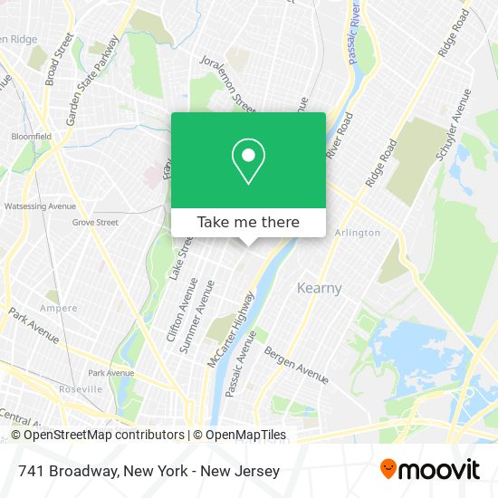 741 Broadway map