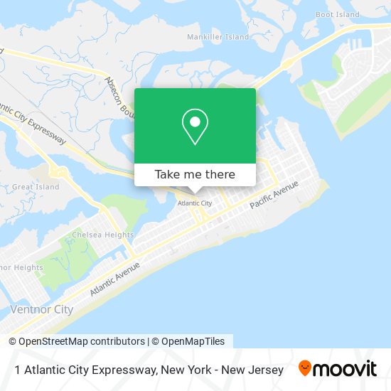 1 Atlantic City Expressway map