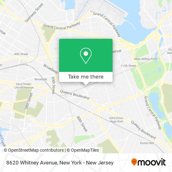 Mapa de 8620 Whitney Avenue