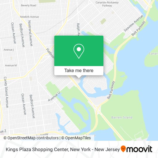 Mapa de Kings Plaza Shopping Center