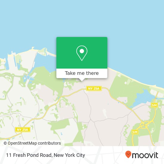 Mapa de 11 Fresh Pond Road