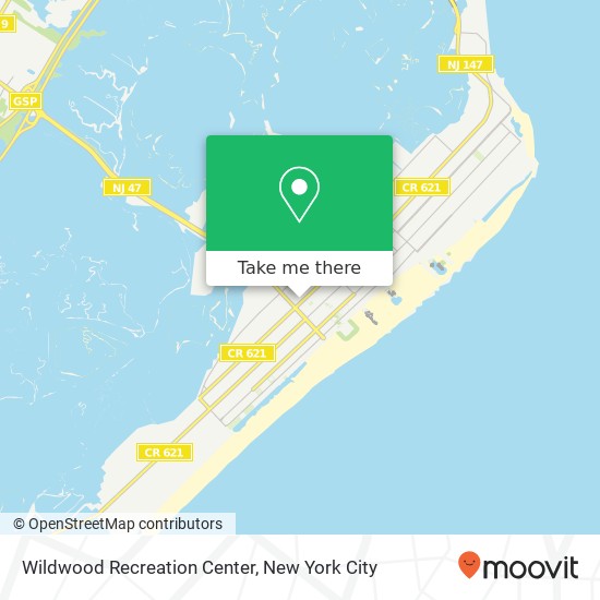 Mapa de Wildwood Recreation Center