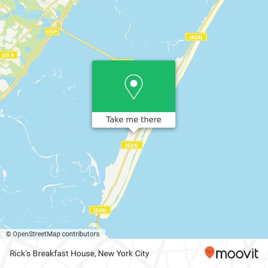 Mapa de Rick's Breakfast House