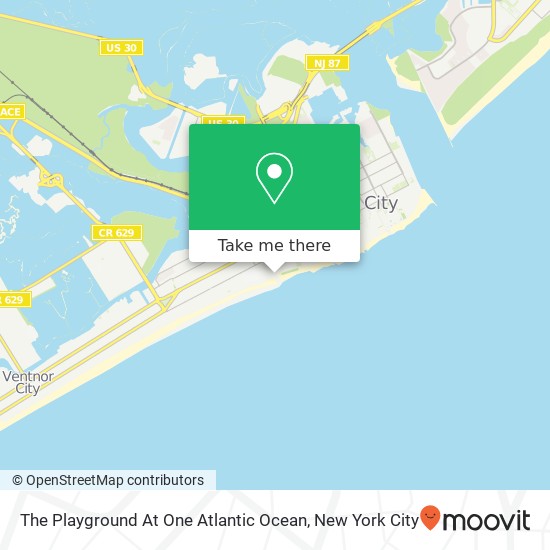 The Playground At One Atlantic Ocean map