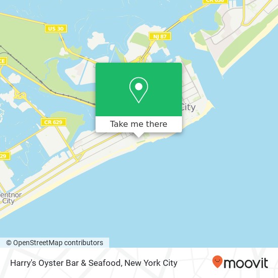 Mapa de Harry's Oyster Bar & Seafood