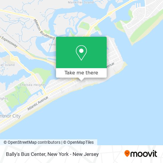Mapa de Bally's Bus Center