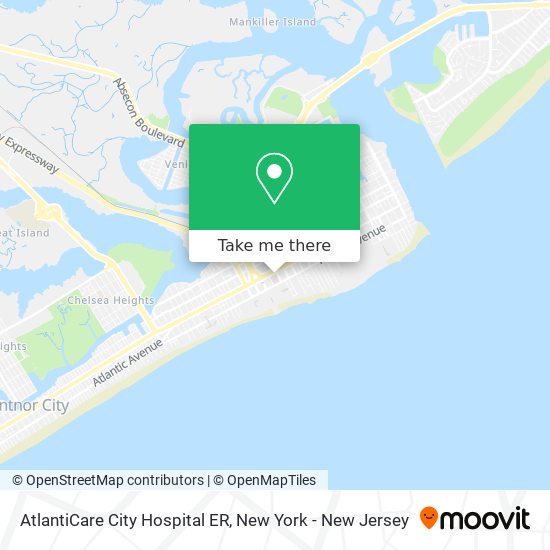 Mapa de AtlantiCare City Hospital ER