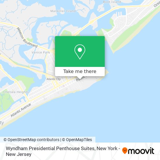 Wyndham Presidential Penthouse Suites map