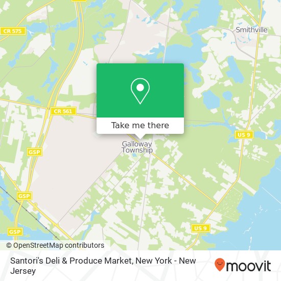 Santori's Deli & Produce Market map