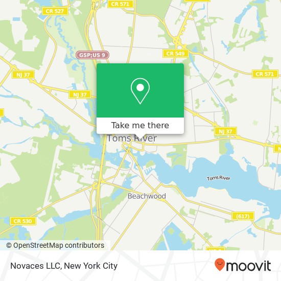 Novaces LLC map