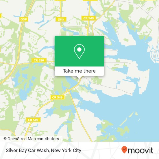 Silver Bay Car Wash map