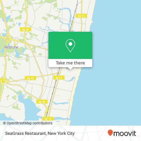 SeaGrass Restaurant map