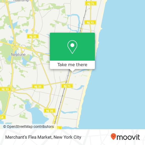 Mapa de Merchant's Flea Market