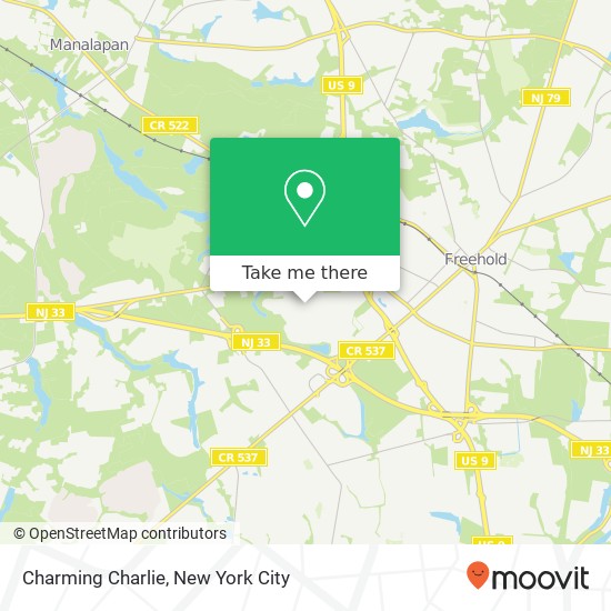 Charming Charlie map