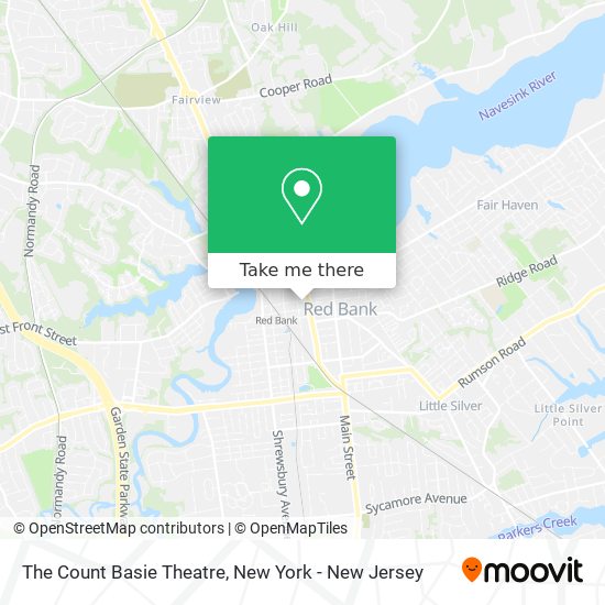 Mapa de The Count Basie Theatre