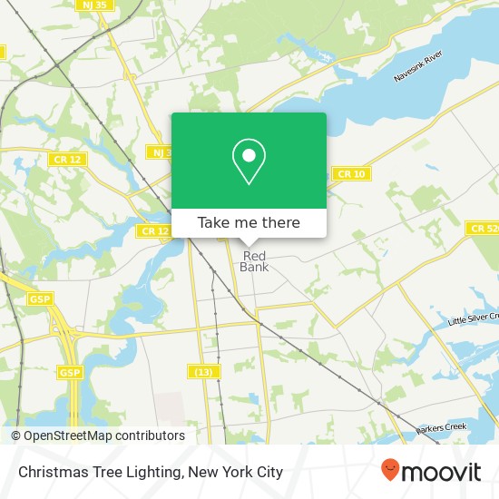 Mapa de Christmas Tree Lighting