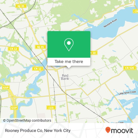 Rooney Produce Co map