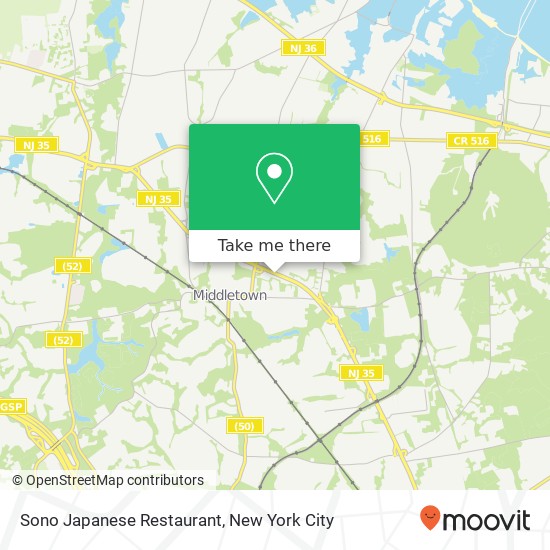 Mapa de Sono Japanese Restaurant