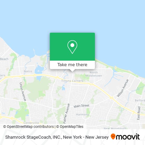 Shamrock StageCoach, INC. map
