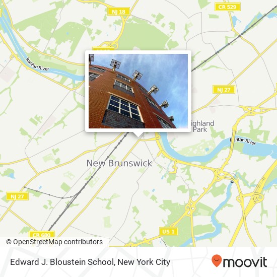 Edward J. Bloustein School map