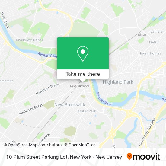 Mapa de 10 Plum Street Parking Lot