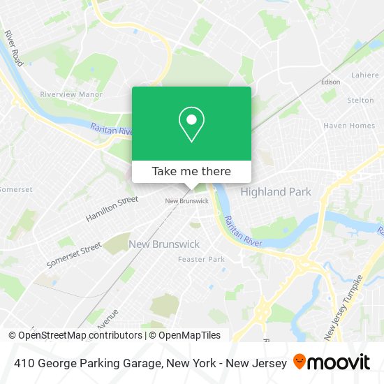Mapa de 410 George Parking Garage