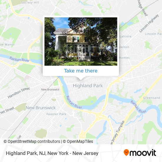 Highland Park, NJ map