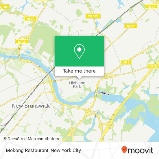 Mapa de Mekong Restaurant