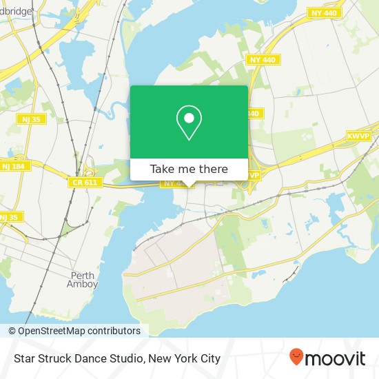 Mapa de Star Struck Dance Studio